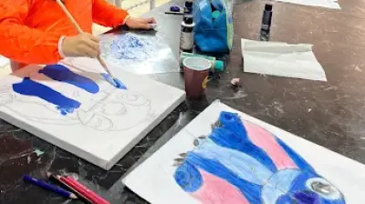 melon şapka sanat tuval