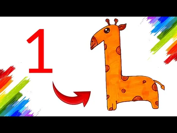AYIN RAKAM TEMASI 1 İLE ZÜRAFA YAPIMI (Ebeveynsiz)