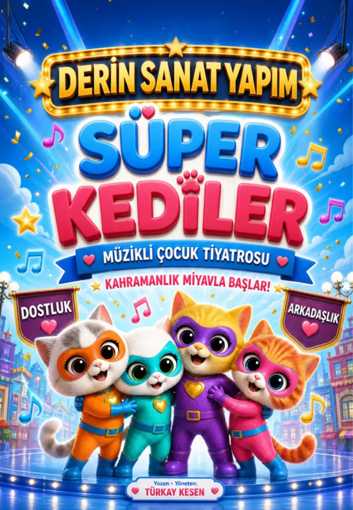 Süper Kediler Tiyatro Oyunu