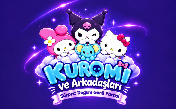 Kuromi ve Arkadaşları Sürpriz Doğum Günü Partisi