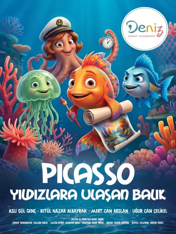 Picasso Yıldızlara Ulaşan Balık