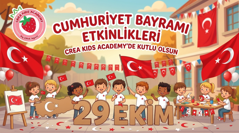 Crea Kids'le Cumhuriyet Bayramı Coşkusu!