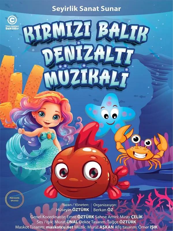 Kırmızı Balık Denizaltı Müzikali Çocuk Tiyatrosu
